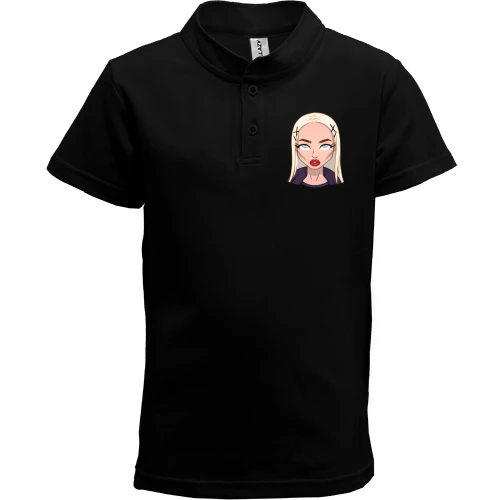 Детская футболка поло, Черный, Art. Blonde