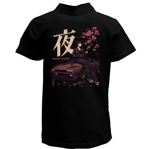 Детская футболка поло Midnight blossom