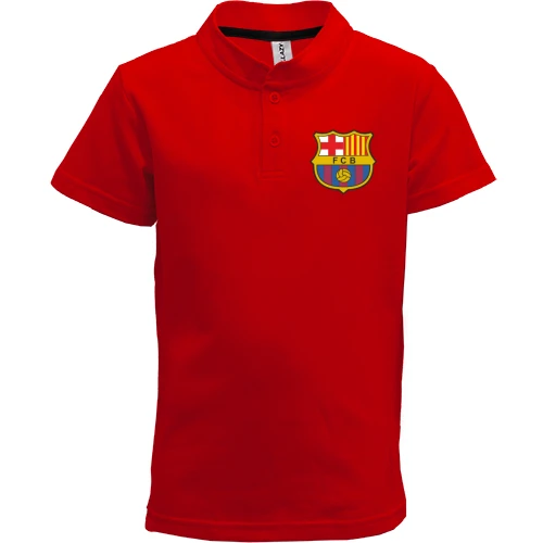 Дитяча футболка поло, Білий, FC Barcelona