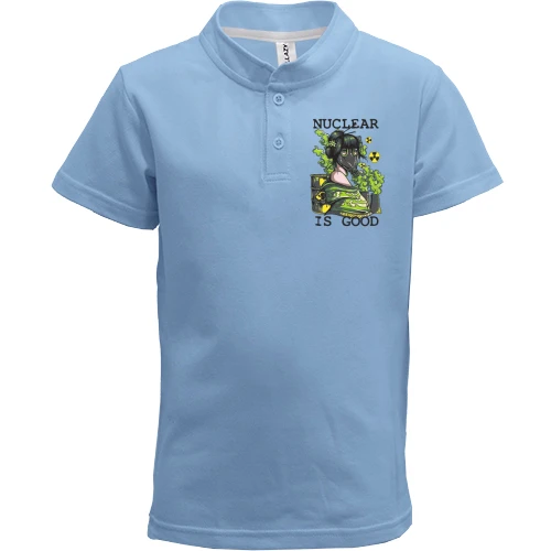 Дитяча футболка поло nuclear is good