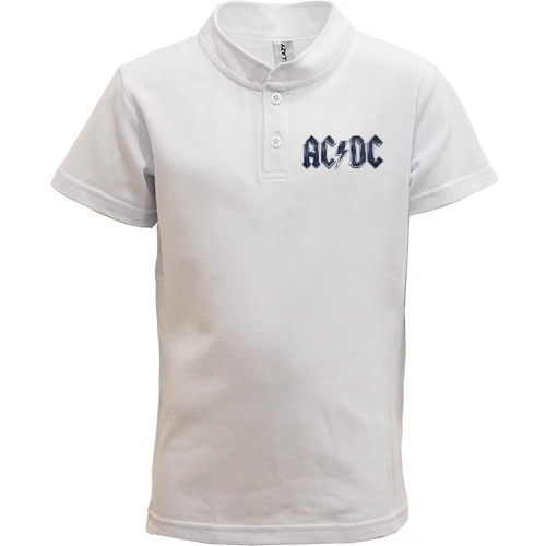 Детская футболка поло AC/DC - (blue logo)