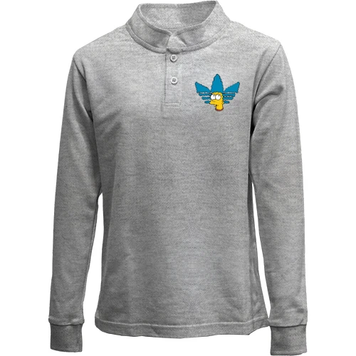 Детский лонгслив поло Marge Simpson Adidas