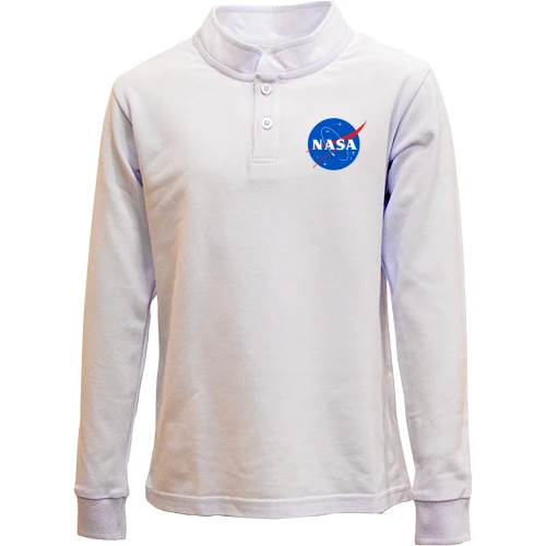 Дитячий лонгслів поло NASA