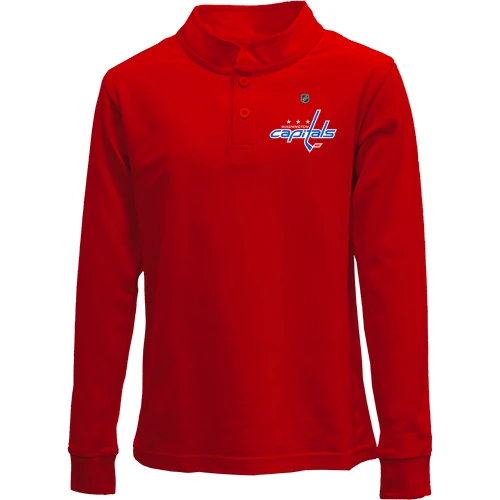 Детский лонгслив поло, Синий, Washington Capitals