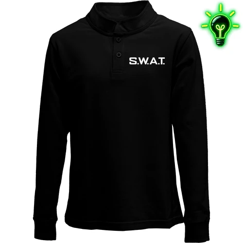Дитячий лонгслів поло Спецвійська - Swat