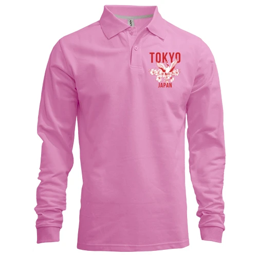 Мужской лонгслив поло Tokyo Japan