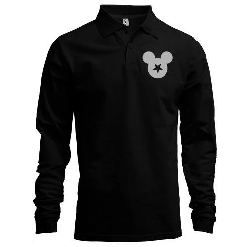 Мужской лонгслив поло Mickey Star