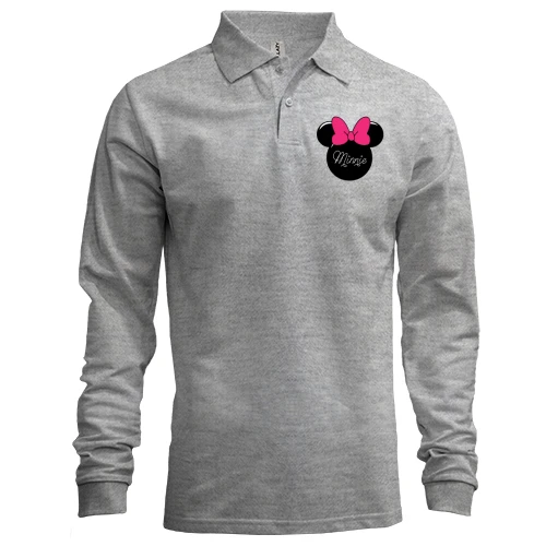 Мужской лонгслив поло Minie Mouse (6)