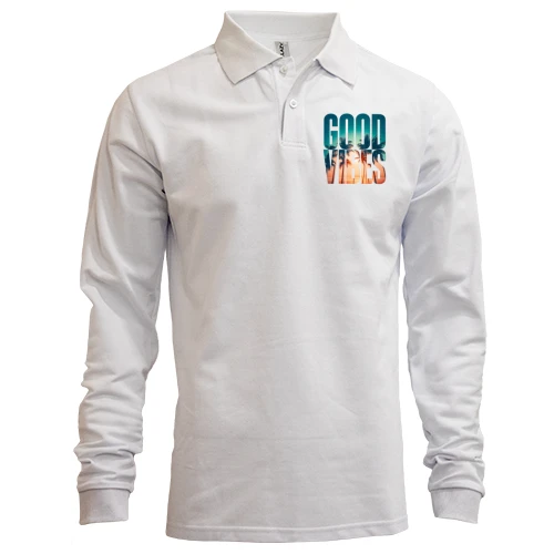 Мужской лонгслив поло Good Vibes (2)