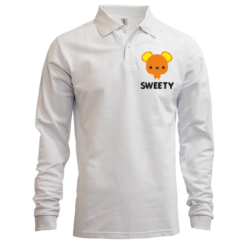 Мужской лонгслив поло SWEETY