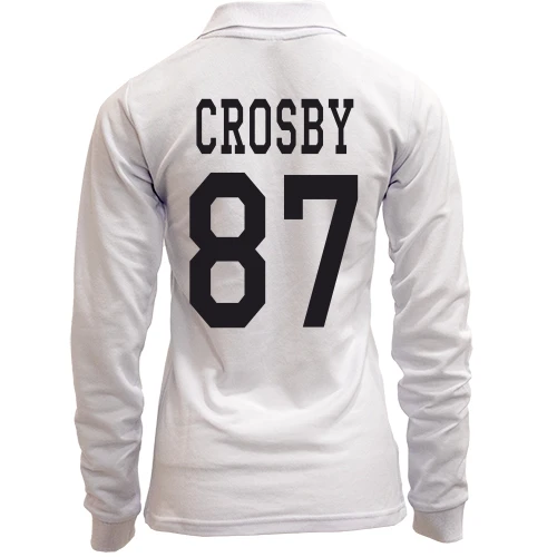 Женский лонгслив поло Crosby (Pittsburgh Penguins)