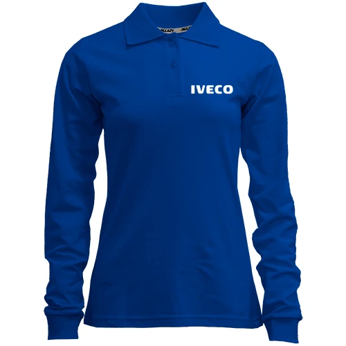 Женский лонгслив поло IVECO
