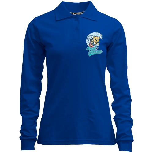 Женский лонгслив поло Surf Recue