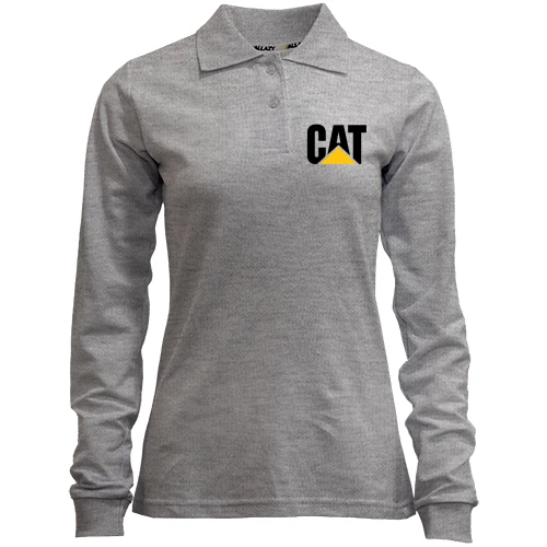 Женский лонгслив поло Caterpillar (CAT)