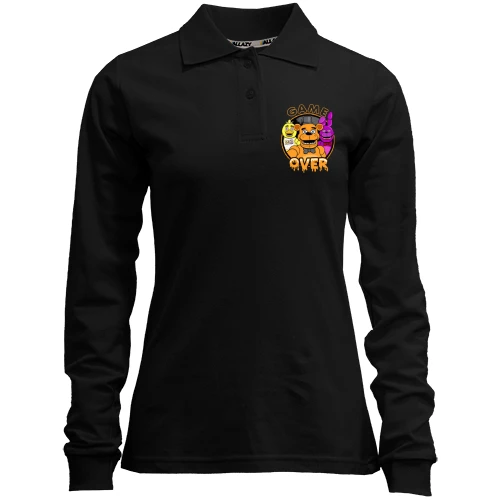 Женский лонгслив поло Five Nights at Freddy’s Game Over (2)