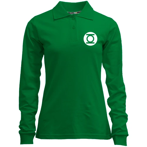 Женский лонгслив поло Шелдона Green Lantern