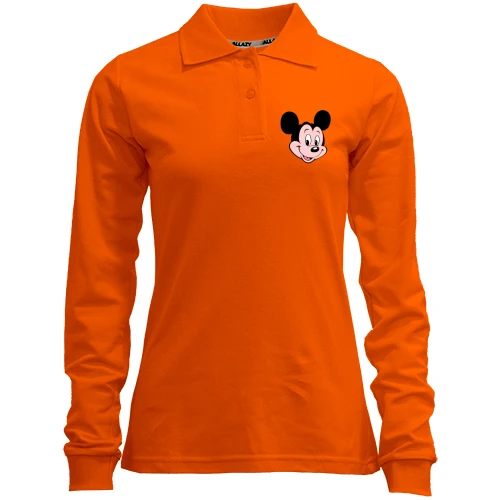 Женский лонгслив поло Mickey 4