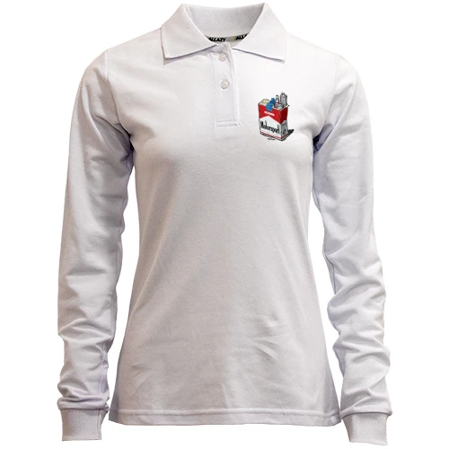 Женский лонгслив поло Motorsprot ART