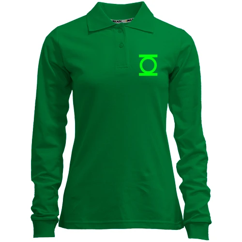 Женский лонгслив поло Green Lantern