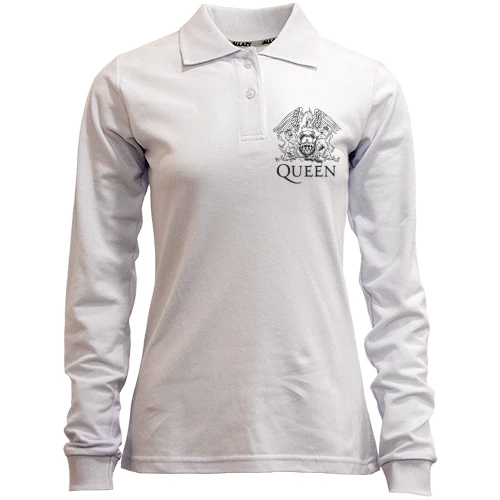 Женский лонгслив поло Queen