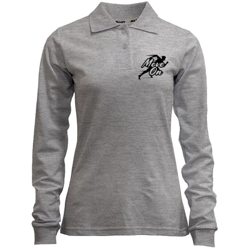 Женский лонгслив поло Move On