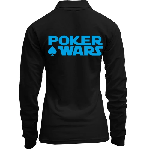 Женский лонгслив поло Poker WARS 2