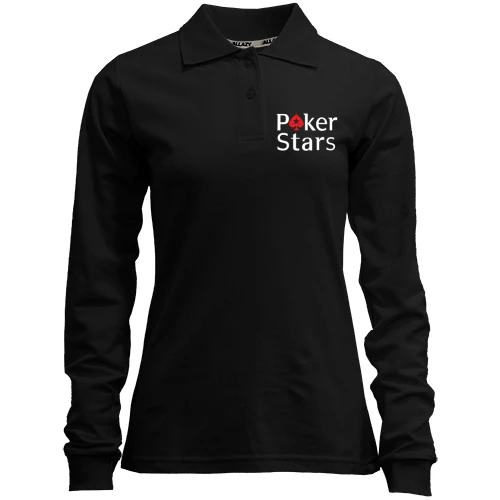 Женский лонгслив поло Poker Stars