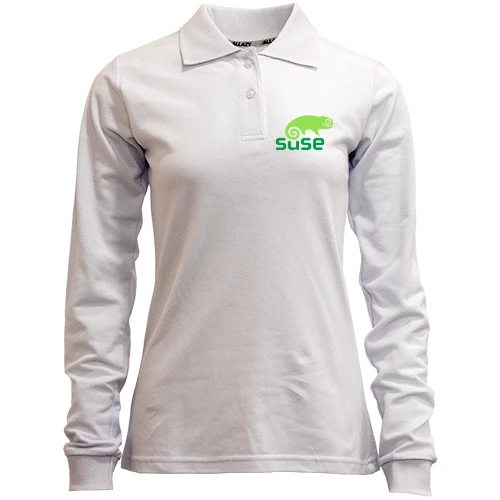Женский лонгслив поло suse