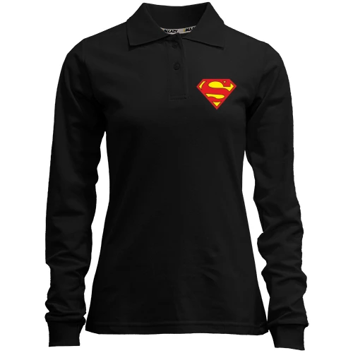 Женский лонгслив поло Superman 2