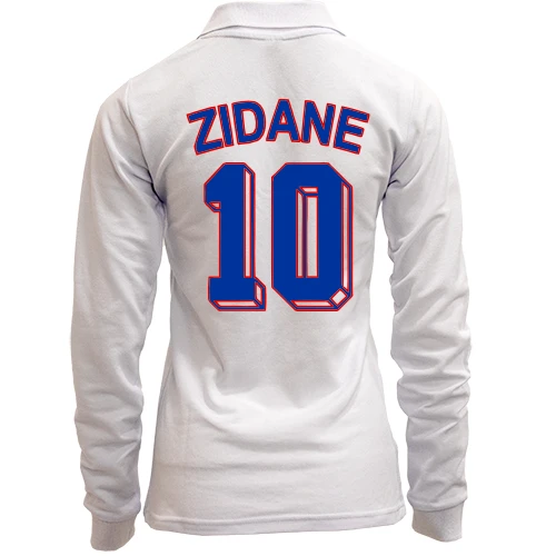 Женский лонгслив поло Zinédine Zidane