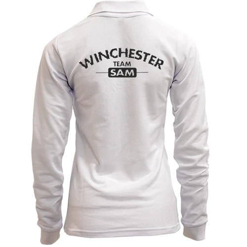 Женский лонгслив поло "Winchester Team - Sam"