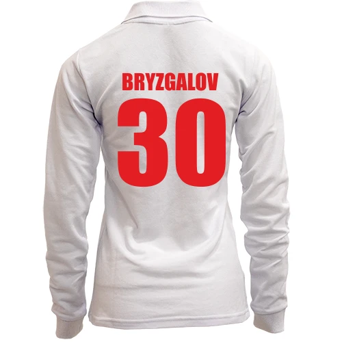 Женский лонгслив поло Ilya Bryzgalov