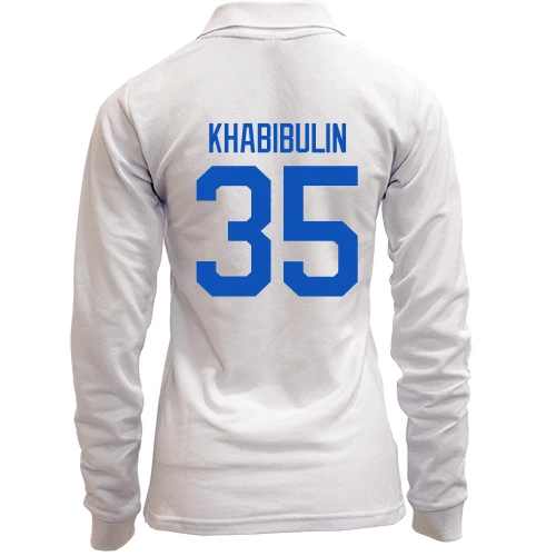 Женский лонгслив поло Nikolai Khabibulin
