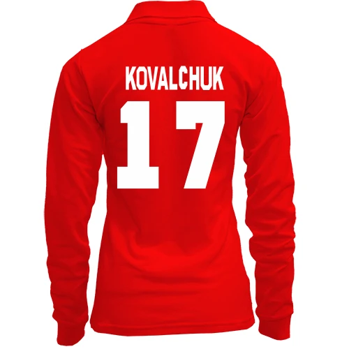 Женский лонгслив поло Ilya Kovalchuk