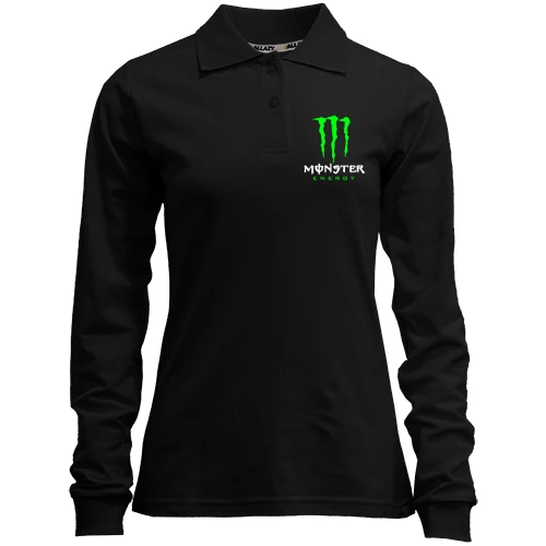 Женский лонгслив поло Monster energy (2)