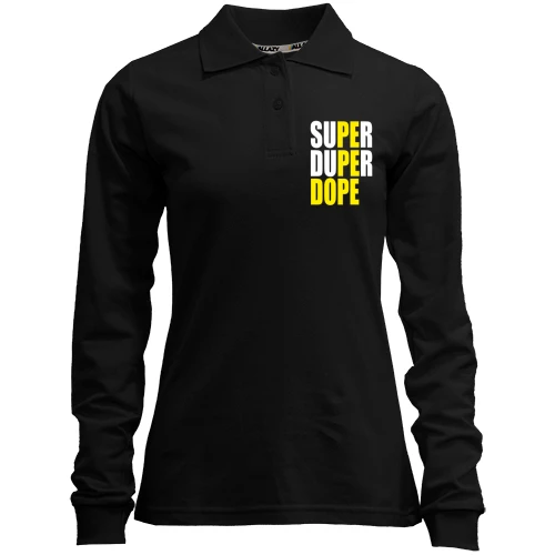 Женский лонгслив поло Super Dope