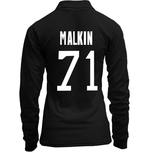 Женский лонгслив поло Evgeni Malkin