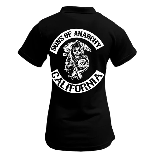 Жіноча футболка-поло Sons of Anarchy California