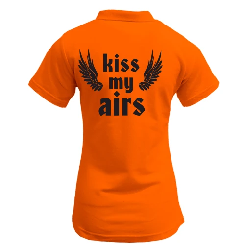 Жіноча футболка-поло Kiss my airs