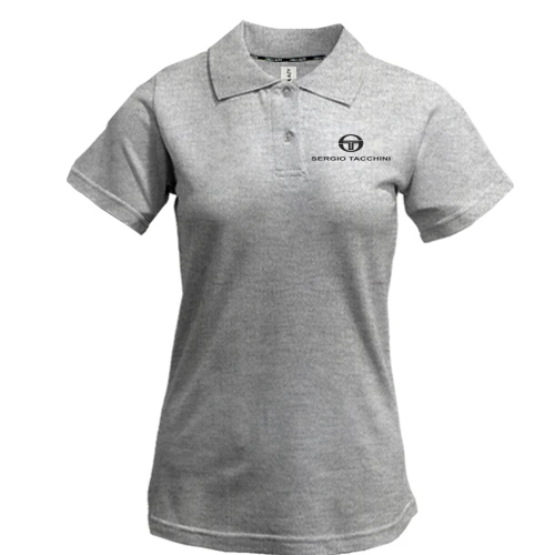 Жіноча футболка-поло, Сірий, Sergio Tacchini