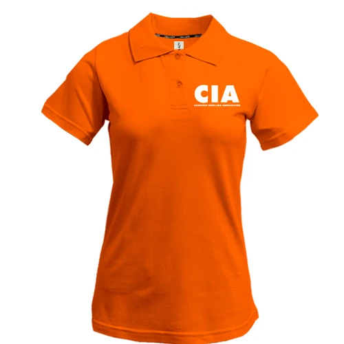 Женская футболка-поло, Оранжевый, CIA