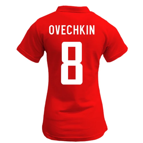 Женская футболка-поло Alexandr Ovechkin