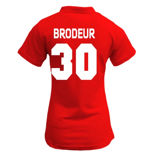 Женская футболка-поло Martin Brodeur