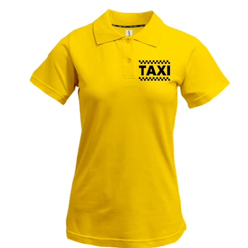 Жіноча футболка-поло Taxi