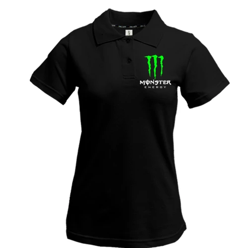 Женская футболка-поло Monster energy