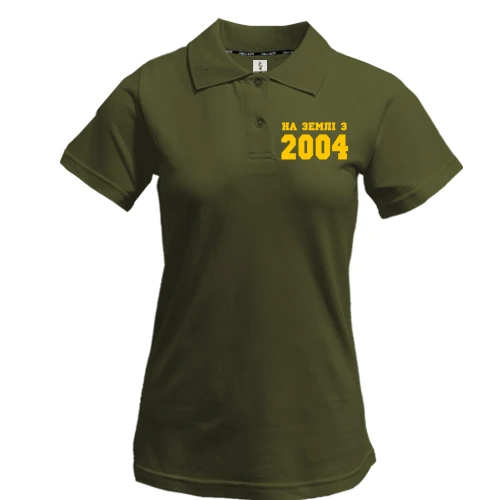 Жіноча футболка-поло На землі з 2004