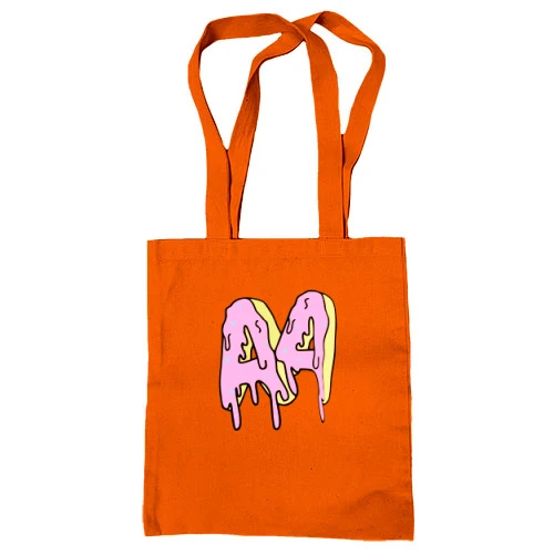 Сумка шопер, Червоний, Bumaga A4 (Бумага А4)