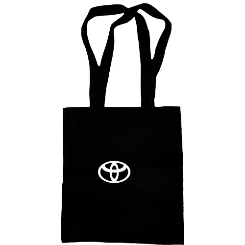 Сумка шоппер, Черный, Toyota (мини)