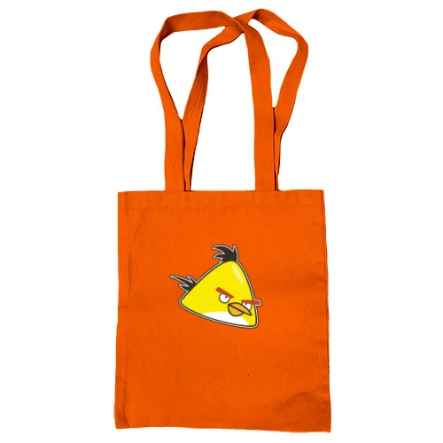 Сумка шоппер, Оранжевый, Yellow bird 2