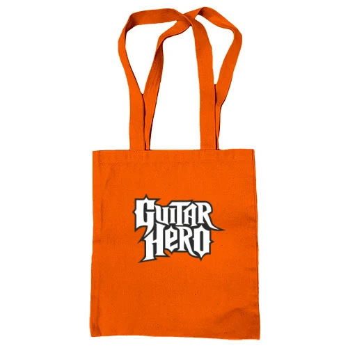 Сумка шоппер, Оранжевый, Guatar Hero 2